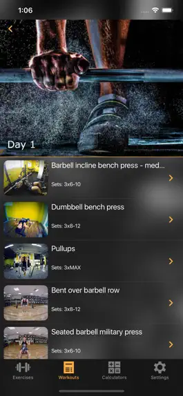 Game screenshot Gym Guide workouts & exercises apk