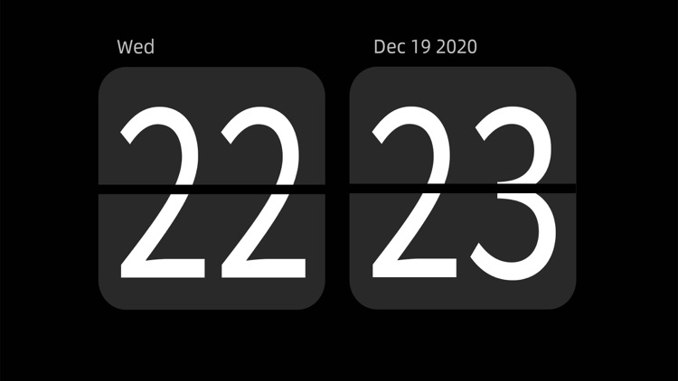 iClock - flip clock screenshot-0