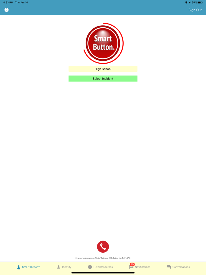 Smart Button Panic Button