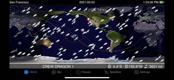 GoSatWatch Satellite Tracking