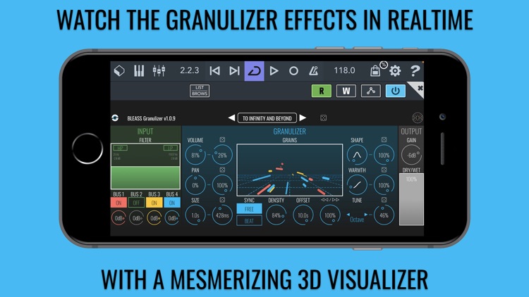 BLEASS Granulizer AUv3 Plugin