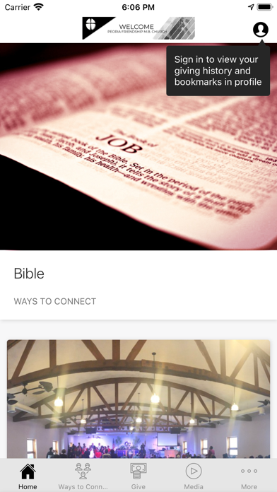 Peoria Friendship M.B Church Screenshot