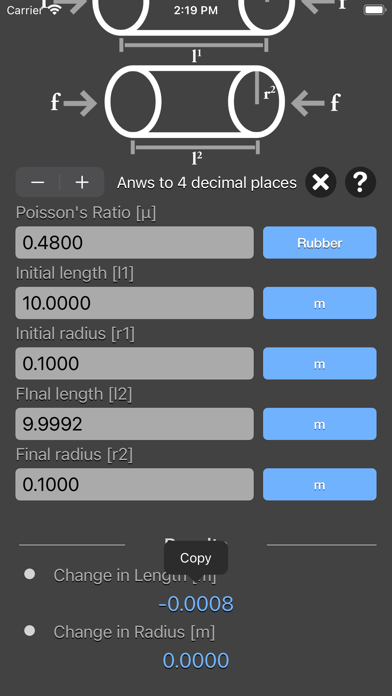 Poisson Ratio Calculator screenshot 3