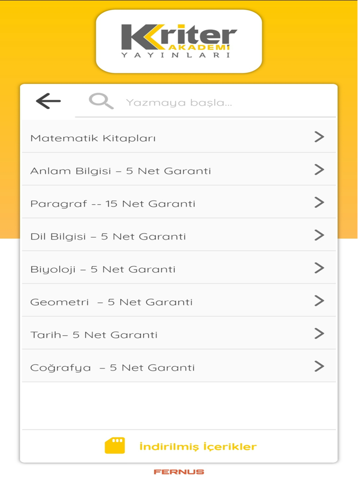 Kriter Akademi Video Çözüm
