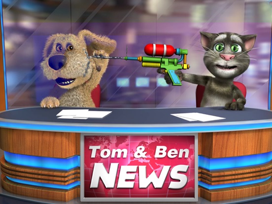 Talking Tom News for iPad iPad app afbeelding 4