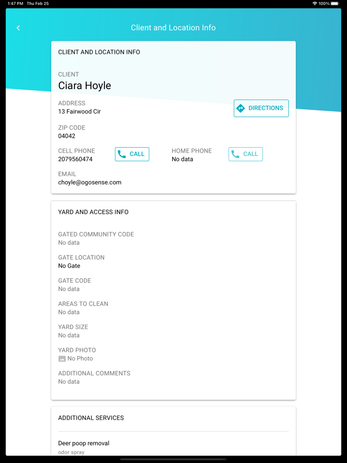 SweepandGo Field Tech App