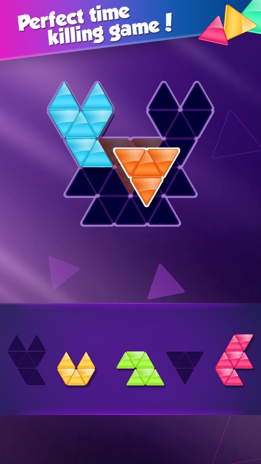 #1. Block! Triangle puzzle:Tangram (iOS) Av: BitMango, Inc.