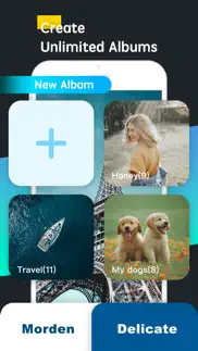 How to cancel & delete widget for photo vault widgets 1