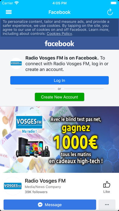 Radio Vosges FM screenshot 4