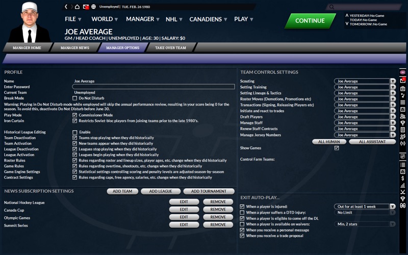 How to cancel & delete franchise hockey manager 7 3