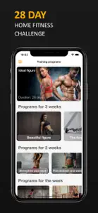 FitLife: 28 Day Home Fitness screenshot #1 for iPhone