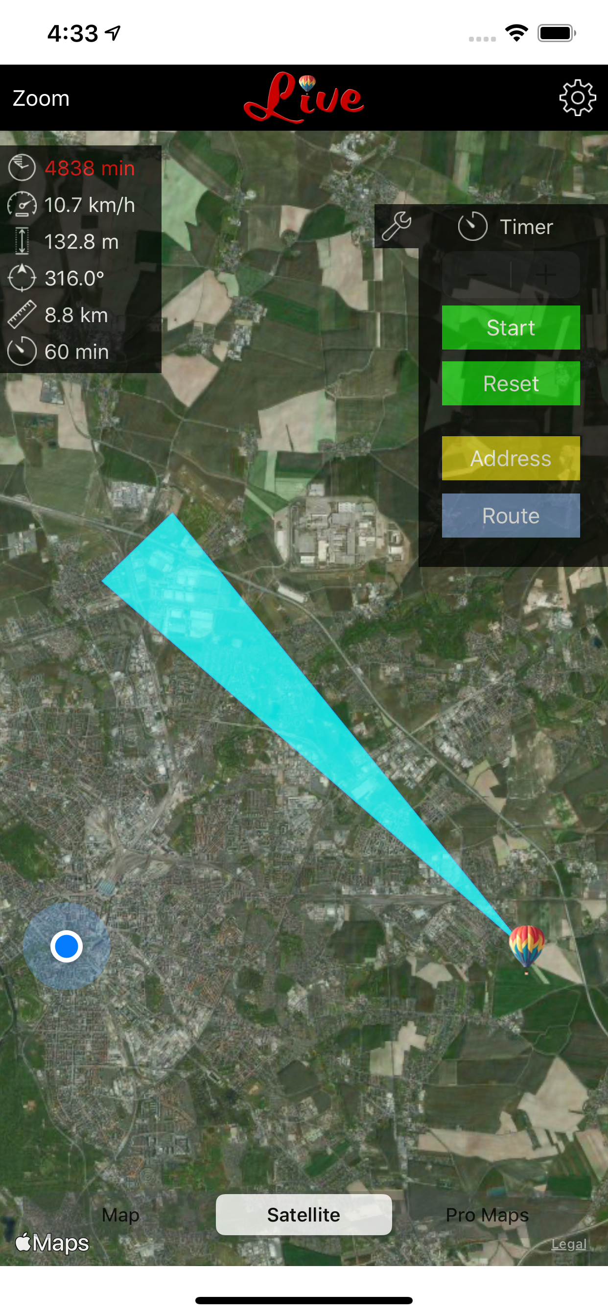 Balloon Map Chaser