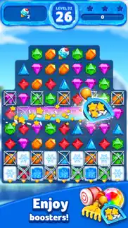 jewel ice mania: match3puzzle! iphone screenshot 4