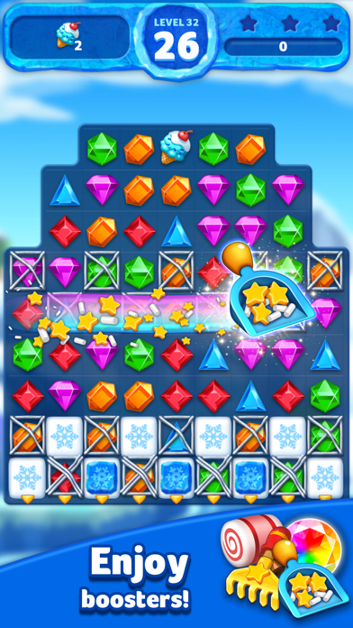 Jewel Ice Mania: Match3Puzzle! Screenshot