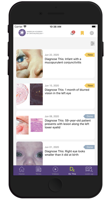 AAO Ophthalmic Education Screenshot