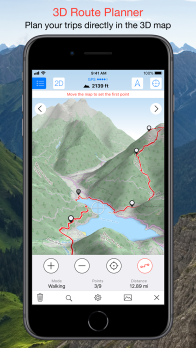 Maps 3D - Hike & Bike Screenshot