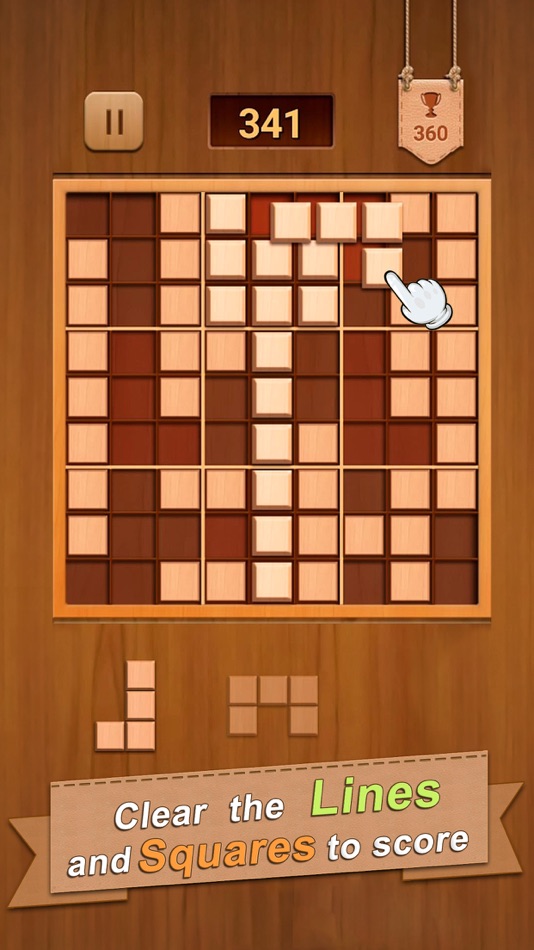 #1. woody - block puzzle games (iOS) 由: 静依 吴
