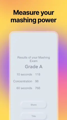 Game screenshot Tap Speed Test Game mod apk