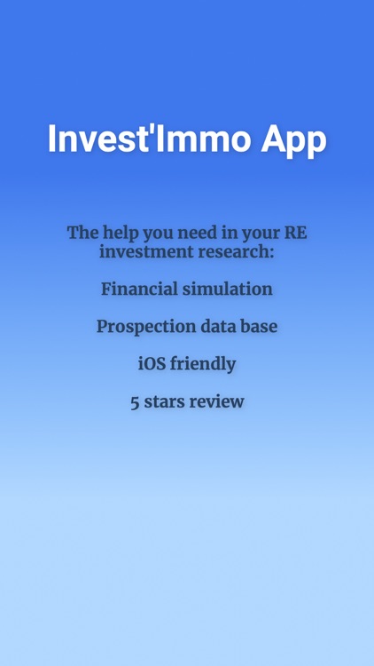 Invest'Immo App