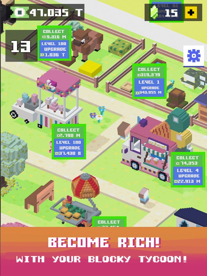 Blocky Zoo Tycoon - Idle Game