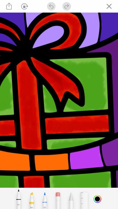 Coloring Christmas Book Screenshot