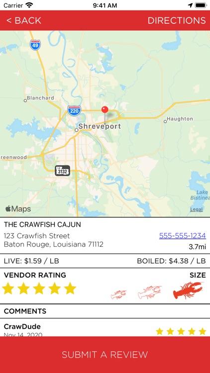 The Crawfish App