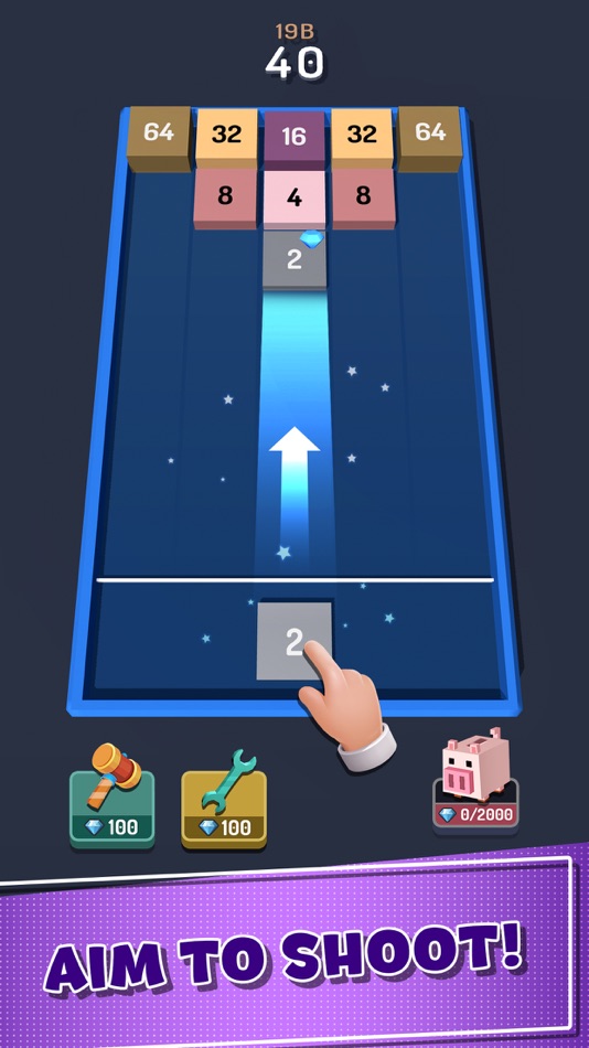 #2. Merge Block 3D : Number Puzzle (iOS) بواسطة: LIHUHU PTE. LTD.