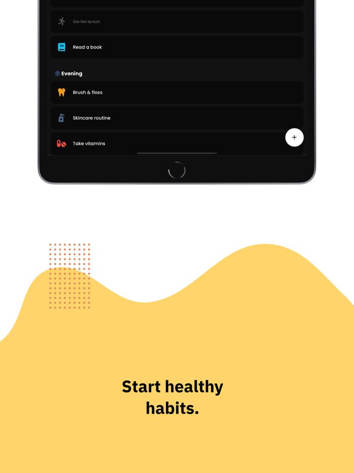 Daily Habits Tasks and Goals