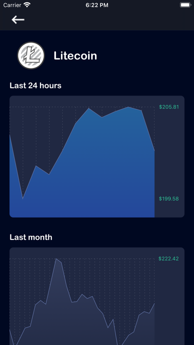 Crypto Coins. Screenshot