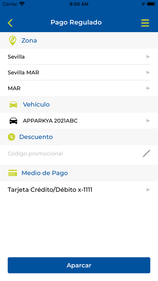 #7. Apparkya (iOS) Podle: APARCAMIENTOS URBANOS SERVICIOS Y SISTEMAS SOCIEDAD ANONIMA