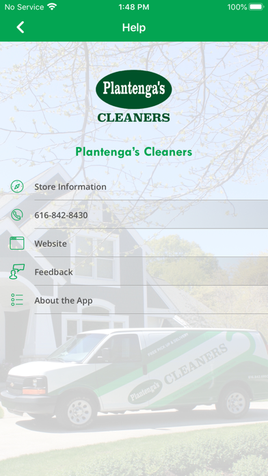 Plantenga’s Cleaners Screenshot
