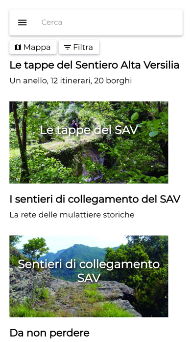 Sentiero Alta Versilia Screenshot