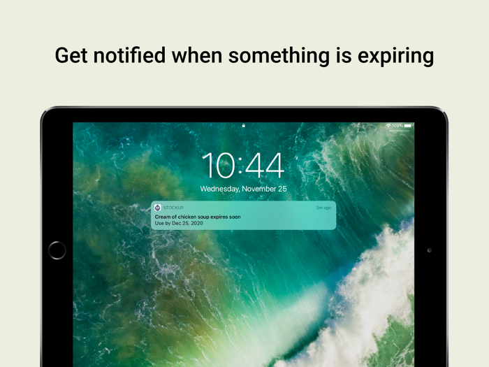 StockUp - food storage tracker