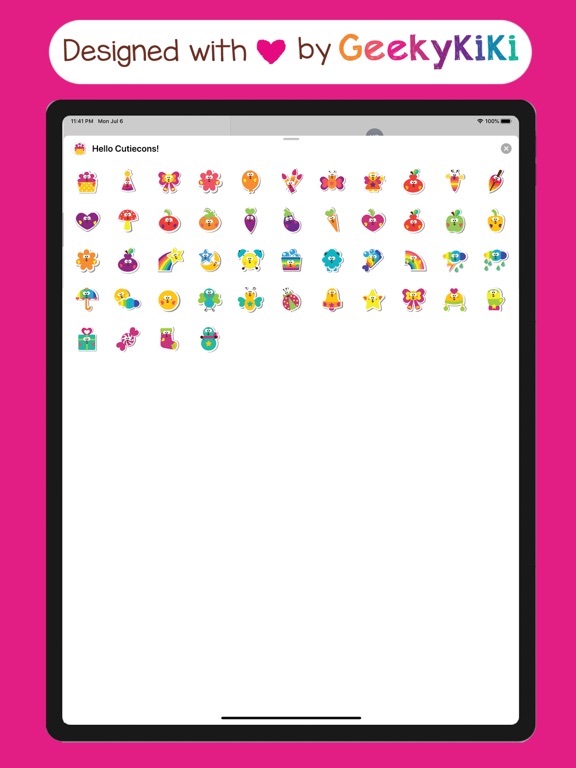 Screenshot #5 pour Hello Cutiecons