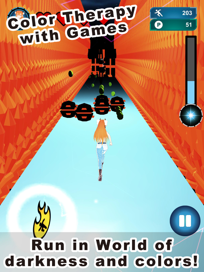 Girls Run in the dark