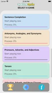 ultimate english spelling quiz iphone screenshot 2