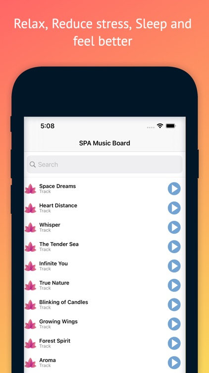 Spa Music Board for Yoga