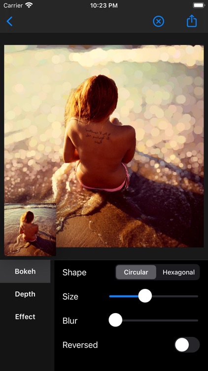 Circle Bokeh - After Focus