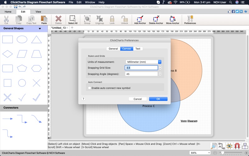 How to cancel & delete clickcharts diagram flowchart 3