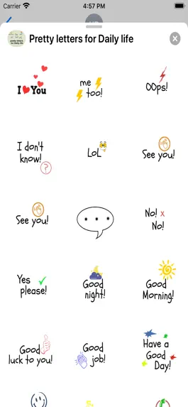 Game screenshot Pretty letters for Daily life hack