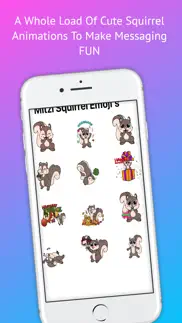 mitzi squirrel emojis iphone screenshot 2