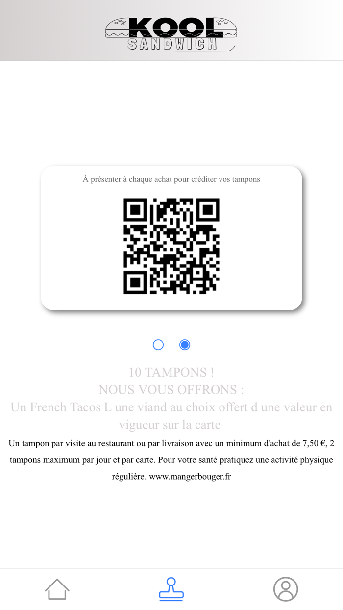 Sandwich Kool Fidélité