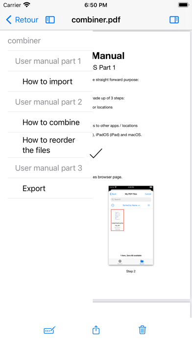 Screenshot #3 pour PDF Combiner