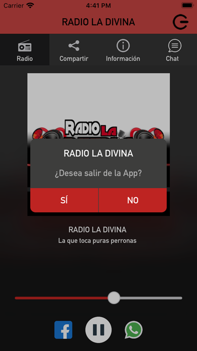 Screenshot #2 pour Radio La Divina