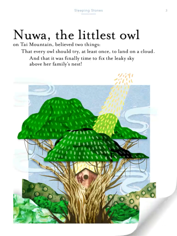Sleeping Stones (Story) iPad screenshot 3 - Education app