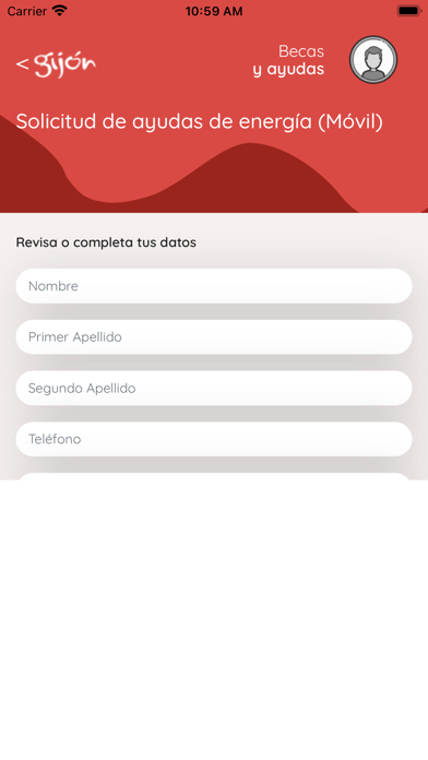 Ayudas y subvenciones Gijón Screenshot