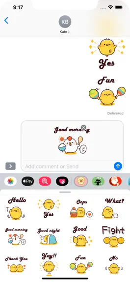 Game screenshot Happy Chicks Stickers Pack hack