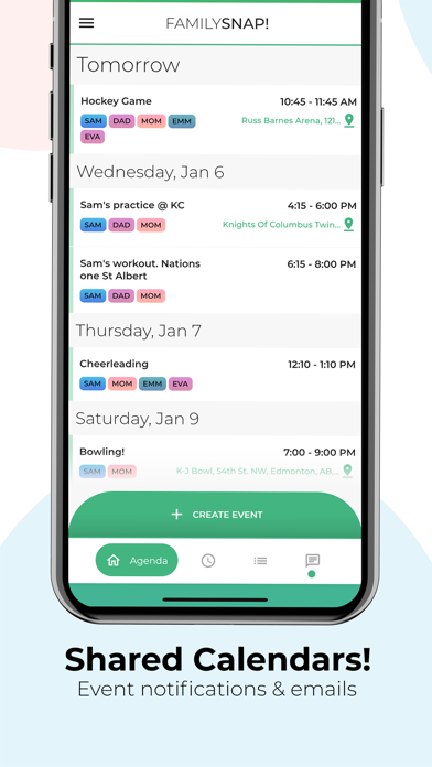 Family Snap! - Home Organizer Screenshot