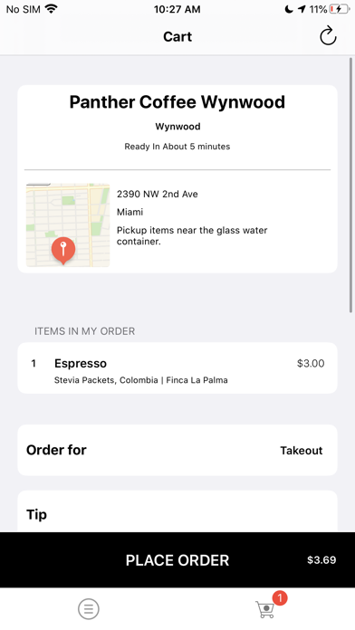 Panther Coffee Screenshot