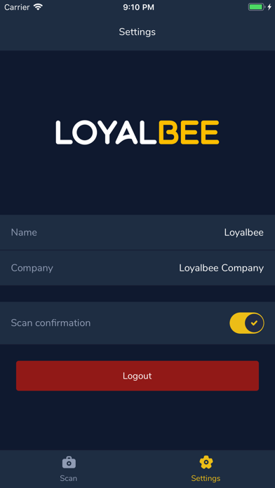 Loyalbee Scanapp Screenshot